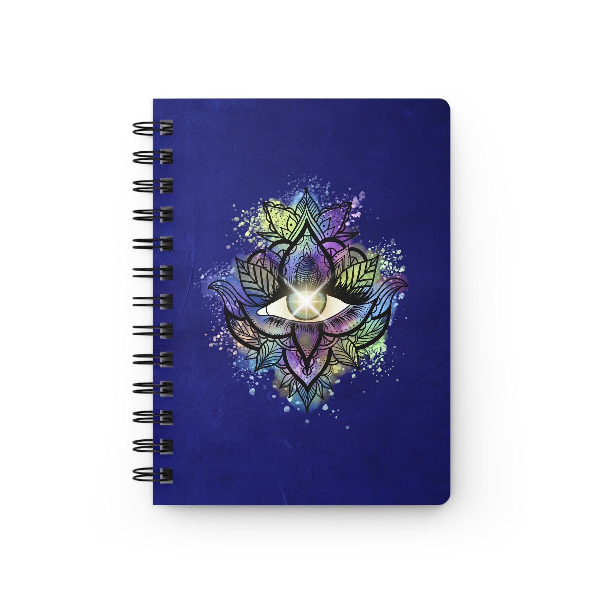 Awakening Intuition – Third Eye　Indigo　Spiral Bound Notebook – Sacred Design for Intuition & Clarity– Journal