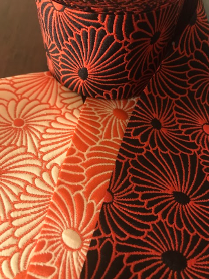 100% Pure Lavender Essential Oil with Decorative Kimono Hanging Diffuser Orange/White